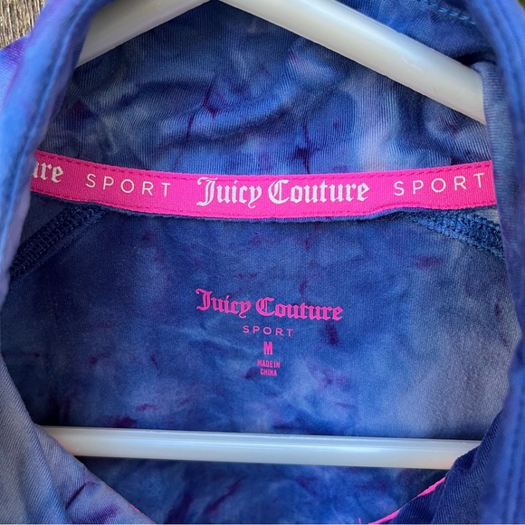 Juicy Couture Sport Wm’s Nirvana Blues Studio Zip Tie Dye Track Jacket Sz M - Picture 3 of 14
